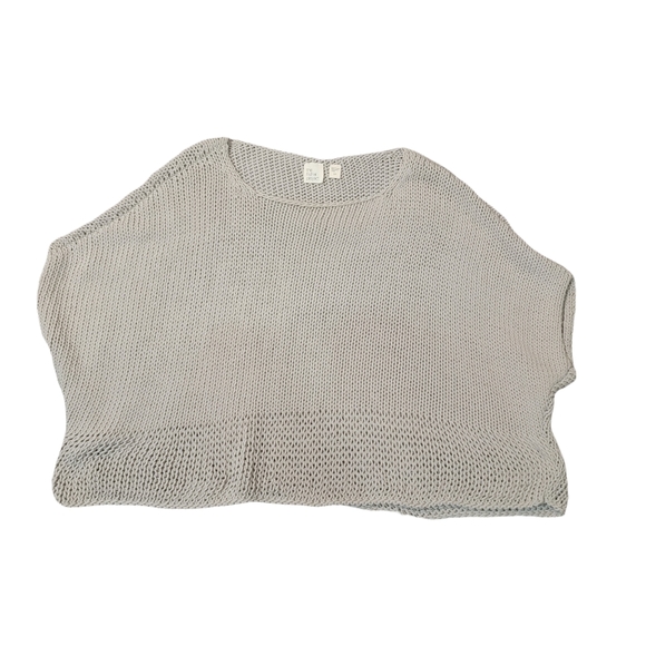 THE FISHER PROJECT CABLE KNIT OVERSIZED CROP SWEATER TOP, S - Picture 3 of 7